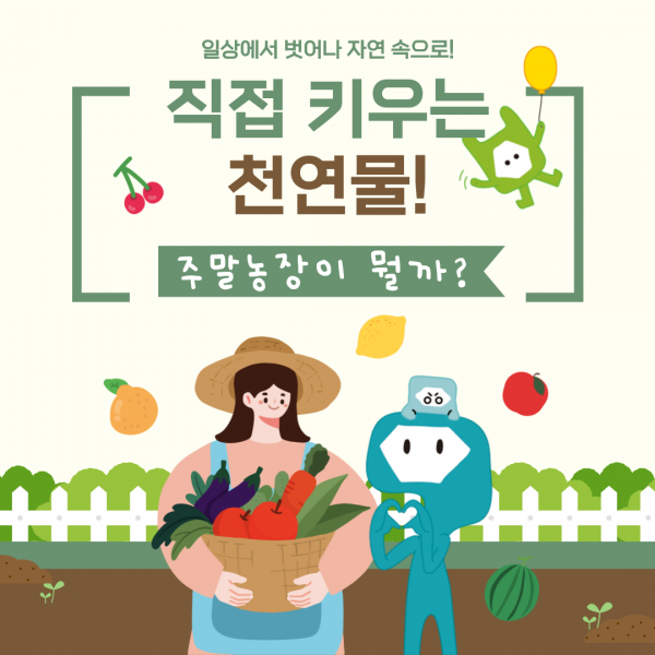 일상에서 벗어나 자연 속으로!